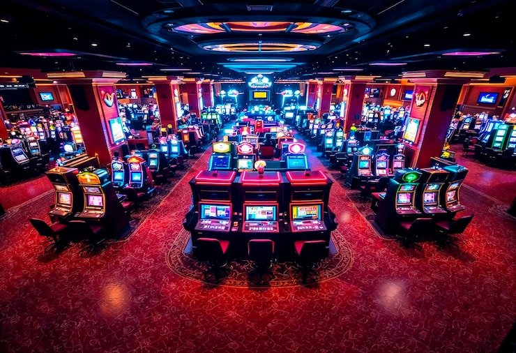 Permainan slot Gates of Olympus dengan grid 6x5 dan fitur Cluster Pays